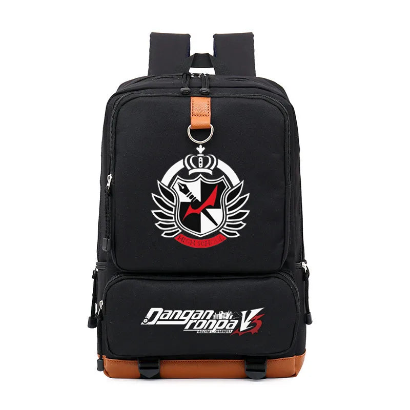 Danganronpa Men's Backpack Oxford Cloth Large Capacity Schoolbag