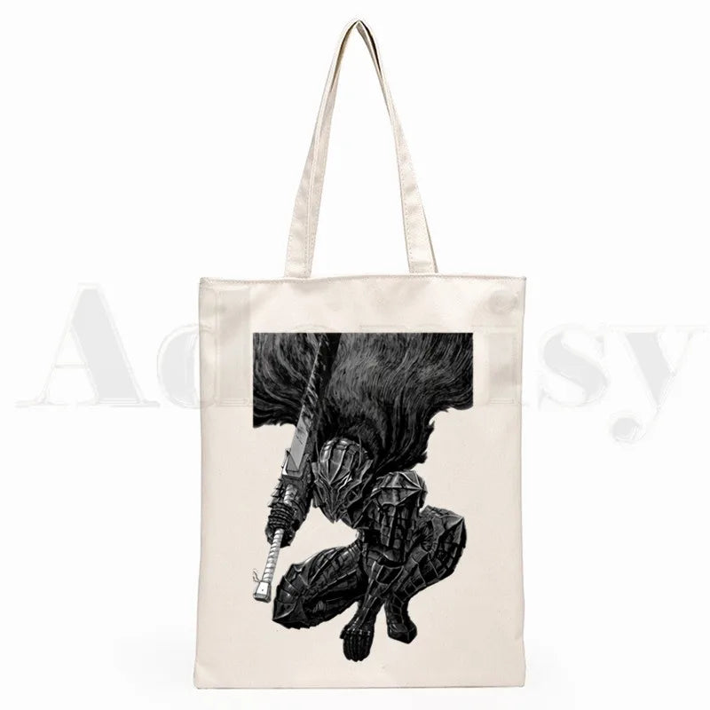 Dark Berserk Guts Anime Manga Graphic Shopping Bag Girls Hand Bag
