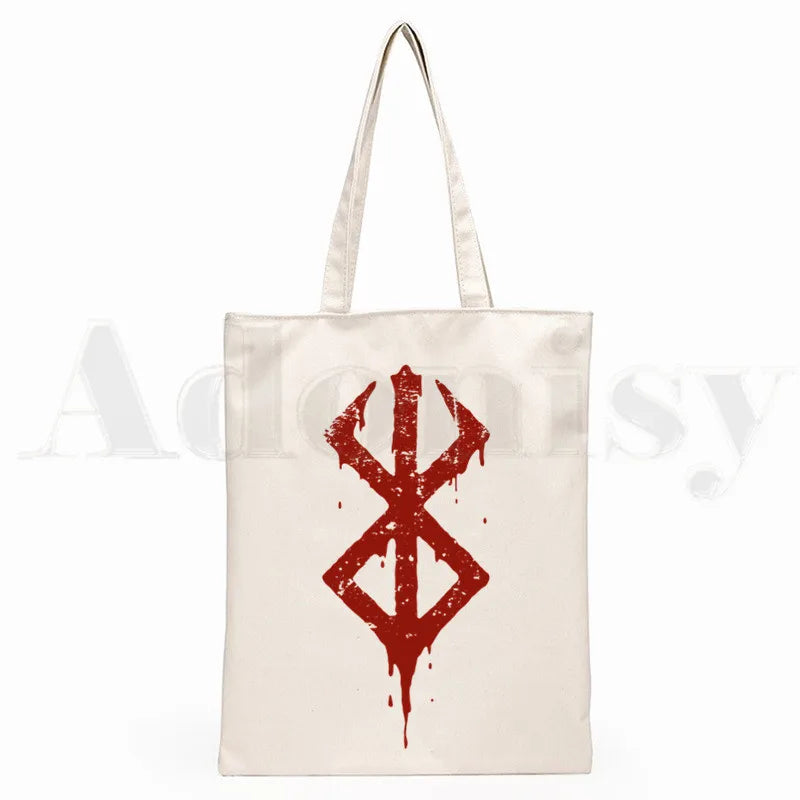 Dark Berserk Guts Anime Manga Graphic Shopping Bag Girls Hand Bag