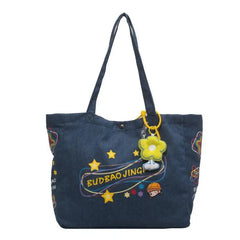 Dark Cowboy Women's Shoulder Bags Large Capacity Tote Bag Bolsas