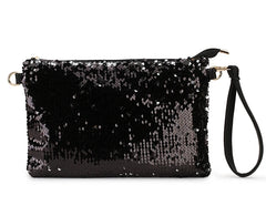 Gradient Sequins Dazzling Envelope Crossbody Bag Handbag Totes