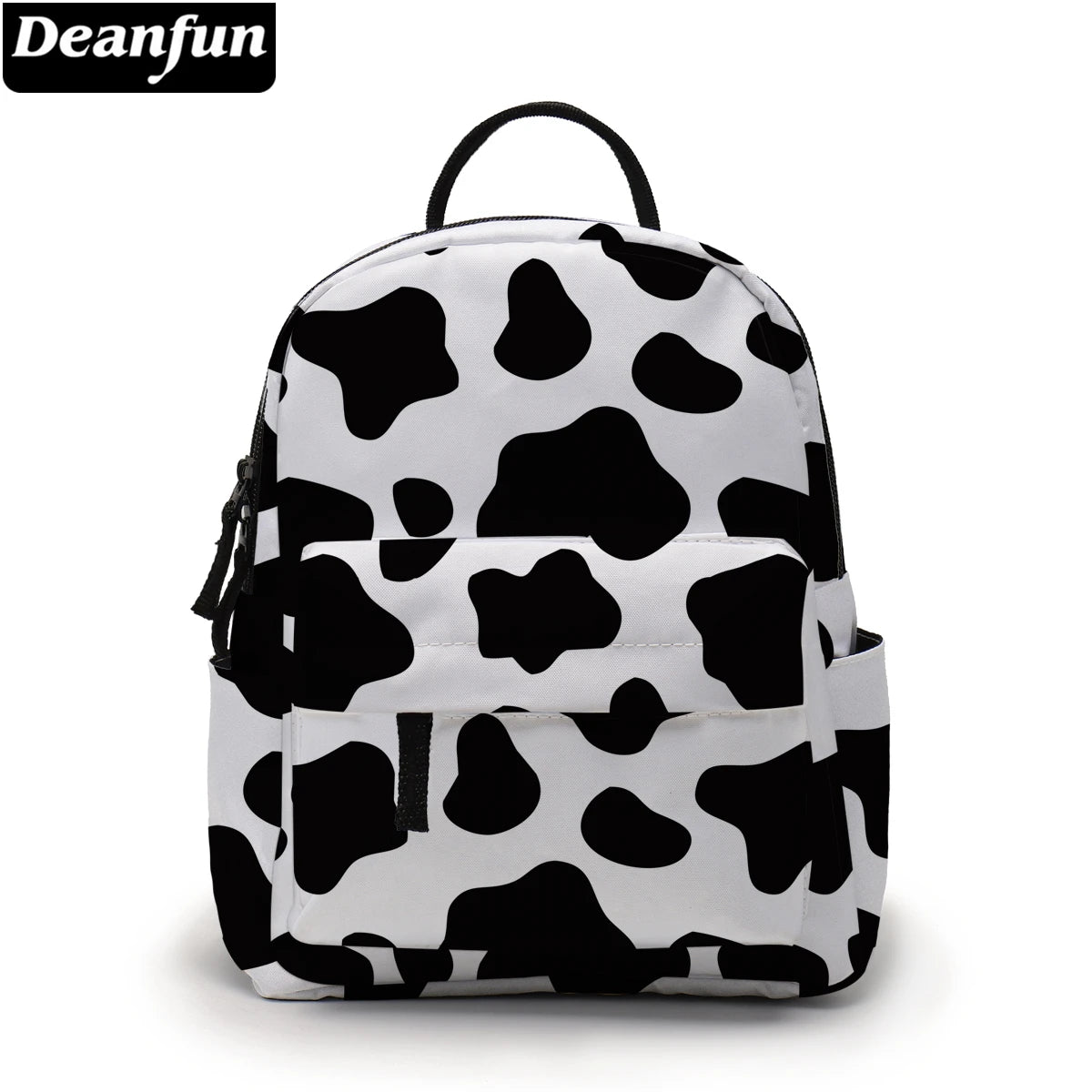 Deanfun Cow Pattern Mini Backpack for Girls Small Women Kids School Bag