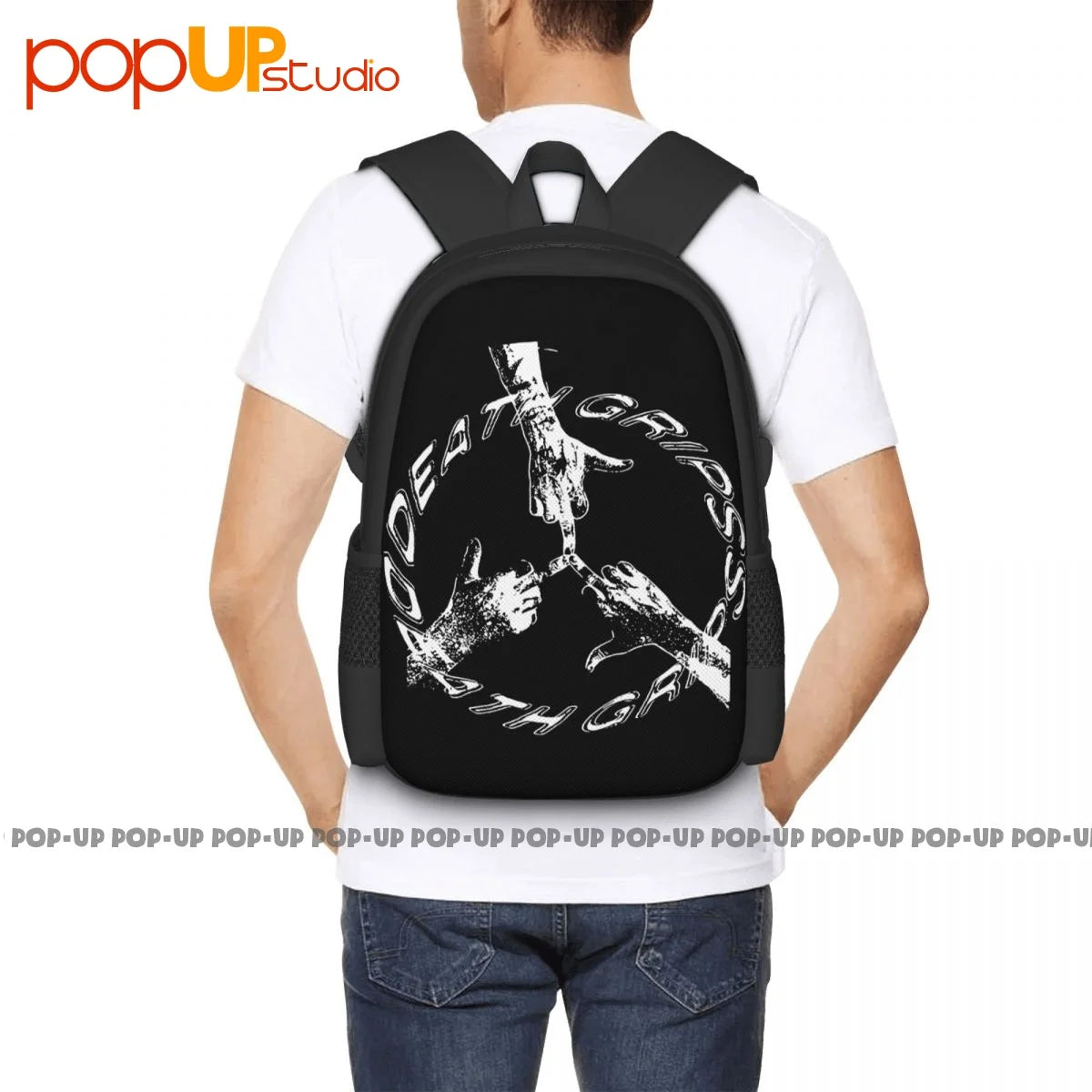 Death Grips Small Concert Noise Rap Nr Backpack Large Capacity Bookbag