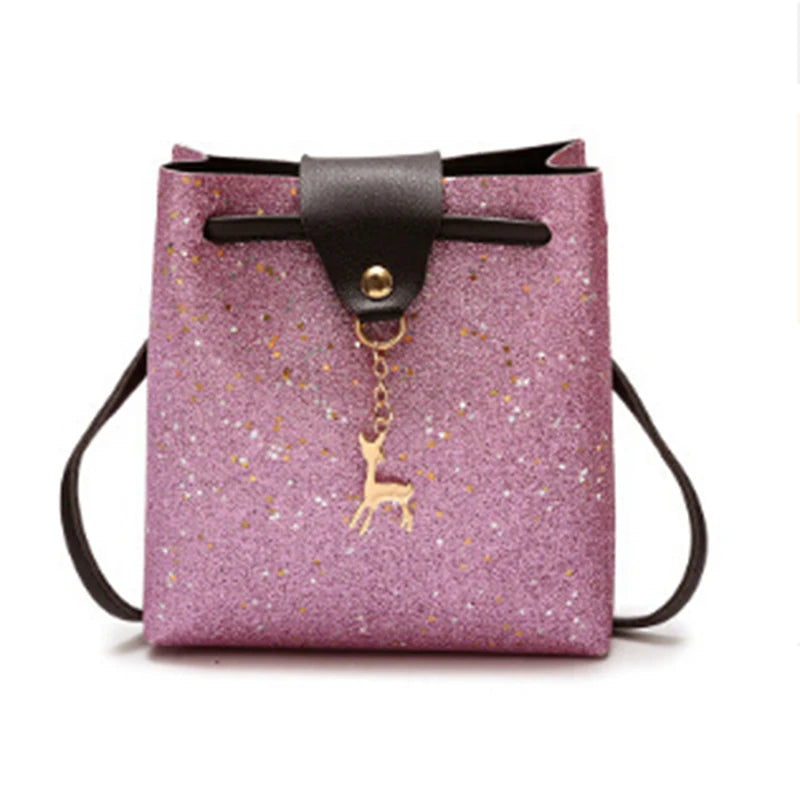 Deer Women Bag Mini Messenger Crossbody Shoulder Bag