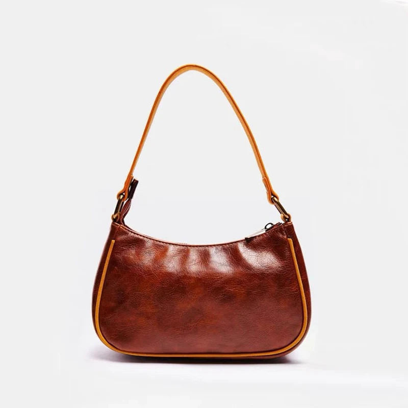 Delias Vintage Bag Girls Y2k Brown Butterfly Bow PU Leather Handbag