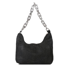 Delicate Chain Underarm Bag Diamonds Handbag Evening Clutch Bag