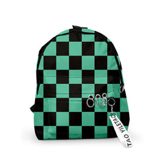 Demon Slayer Backpack School Bag 3D Pattern Rucksack Student Travel Laptop Mochi