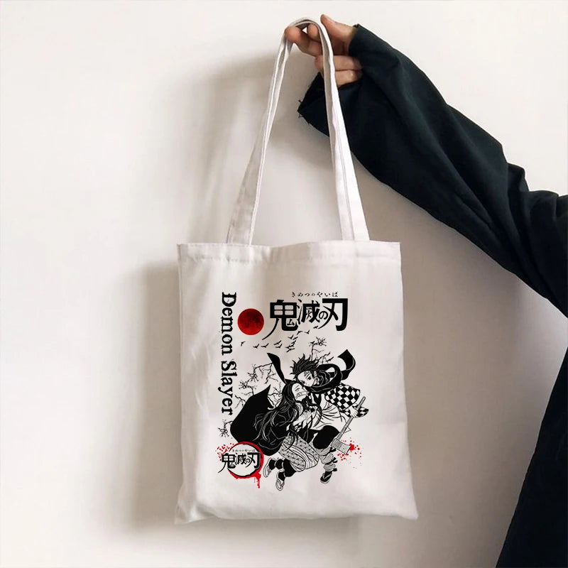 Demon Slayer Shopper Bag Rengoku Kyoujurou Canvas Tote Bag