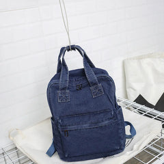 Denim Backpack Women Mochilas Bagpack Ladies Casual Vintage Travel Bag