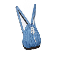 Denim Camp Bag Vintage Style Jeans Backpacks Bags Large Size School Bags