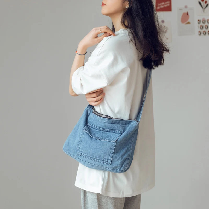 Denim Jeans Bags Girl Totes Women Casual Crossbody Bags For Women
