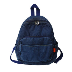 Denim Women Backpack High Capacity for Teenager Girls Backpack