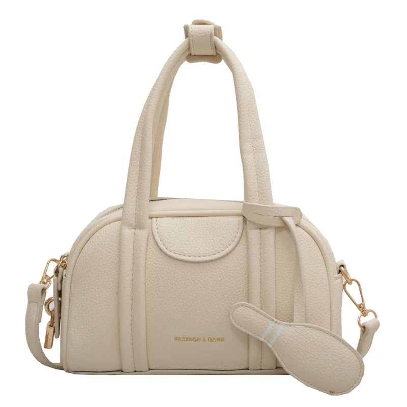 Retro Bowling Boston Bag for Women