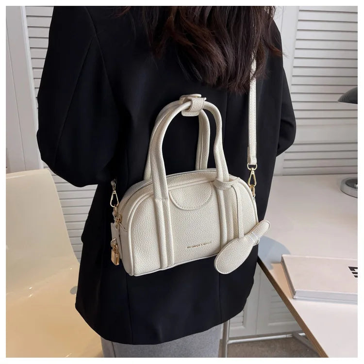 Retro Bowling Boston Bag for Women