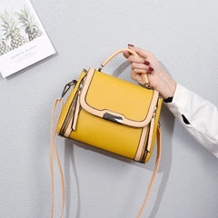 Small Square PU Leather Bag Women Shoulder Messenger Tote