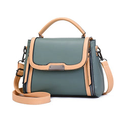 Small Square PU Leather Bag Women Shoulder Messenger Tote