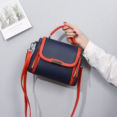 Small Square PU Leather Bag Women Shoulder Messenger Tote