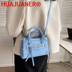 Leather Women's Crossbody Shoulder Bags Solid
