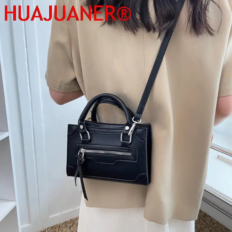Leather Women's Crossbody Shoulder Bags Solid