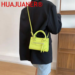 Leather Women's Crossbody Shoulder Bags Solid