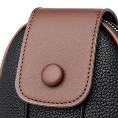 Women's Leather Crossbody Shoulder Bag with Phone Pouch