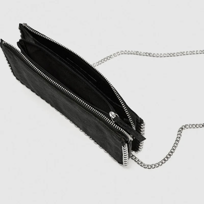 Rivat Crossbody Bag for Women Beaded Flap Phone Purse