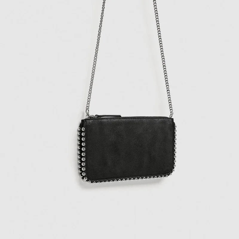 Rivat Crossbody Bag for Women Beaded Flap Phone Purse