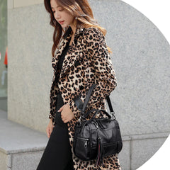 Leather Tassel Women's Shoulder Bag High Ladies Handbag