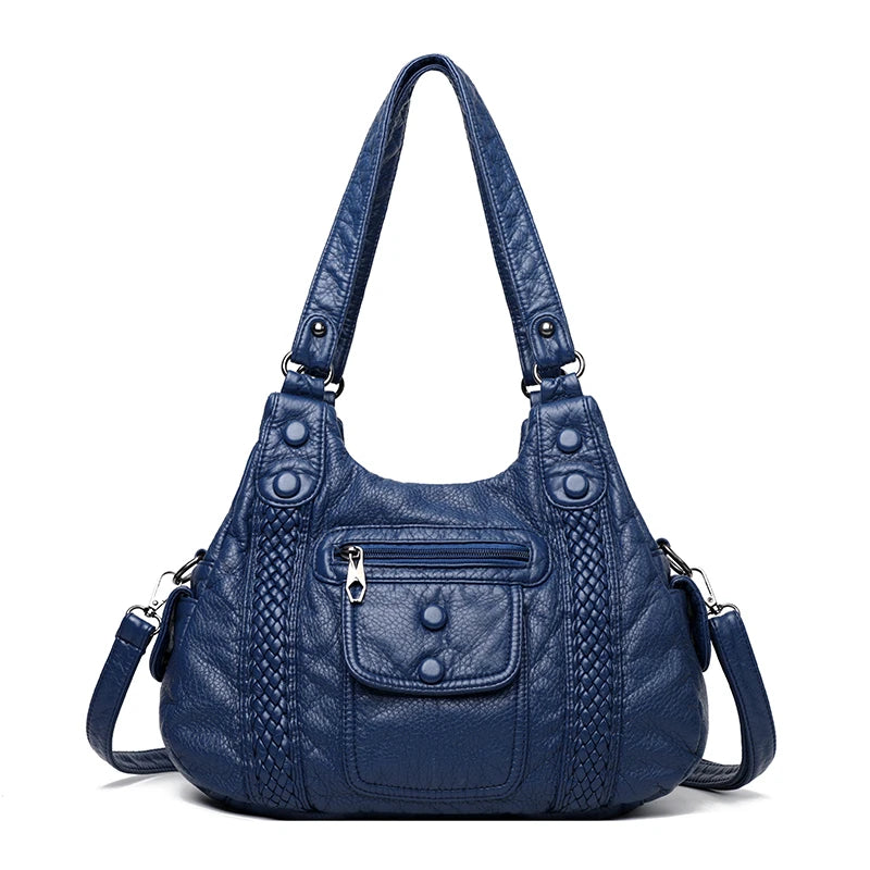 Leather Shoulder Crossbody Bags for Women Tote Bag Casual Purses