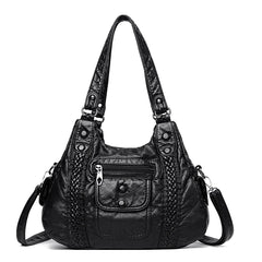 Leather Shoulder Crossbody Bags for Women Tote Bag Casual Purses