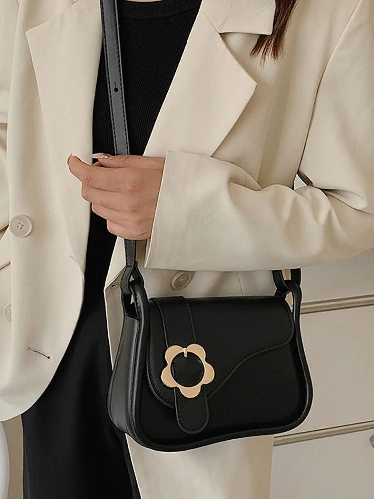 Women's Crossbody Bag Pu Leather Flap