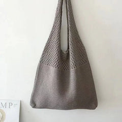Knitted Handbags Female Large Capacity Totes Women's Pack Beach Bag