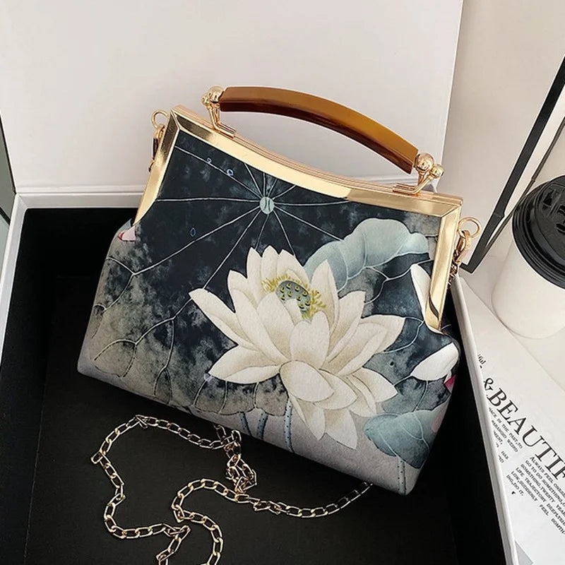 Vintage Fringe Chain Shoulder Bag Crossbody Bag