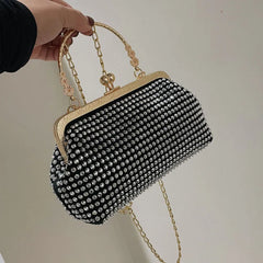 Rhinestone Women's Handbag Chain Shoulder Messenger Bag