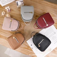Women Backpack Mini Soft Touch Leather Small Backpack Female Ladies Bagpack Satc