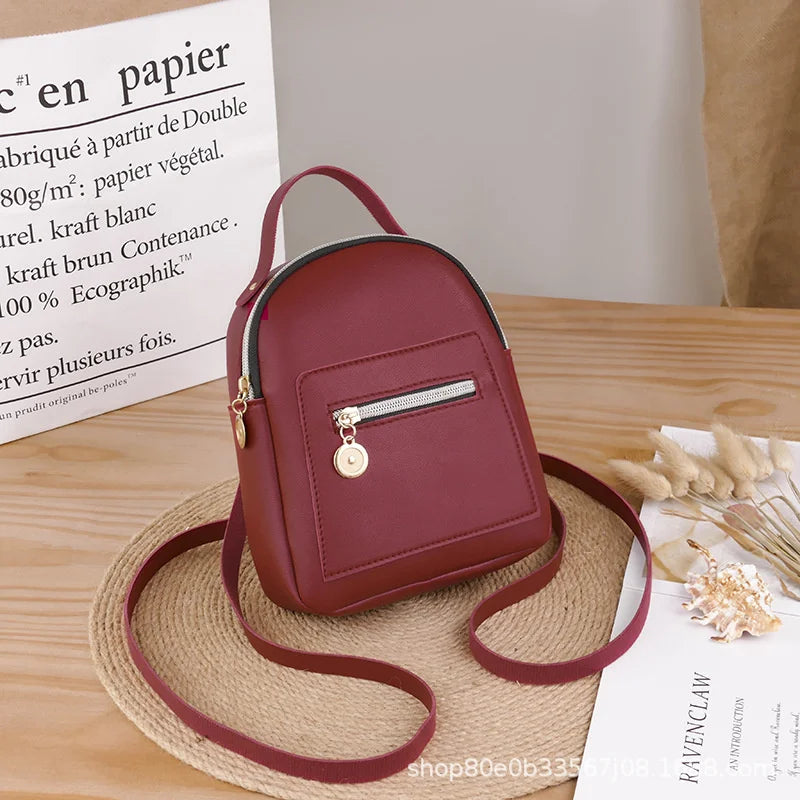Mini Soft Touch Leather Women Backpack
