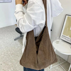Women Canvas Shoulder Bags Ladies Solid Messenger Handbags Big Capacity Shopper