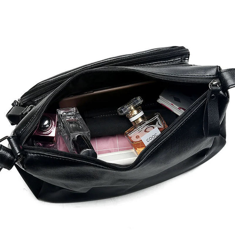 Women Crossbody Bag Soft Pu Leather Shoulder Bag Messenger Bag