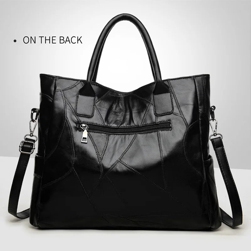 Women Leather Handbags Large Tote Shoulder Bag Ladies Big Hand Bags