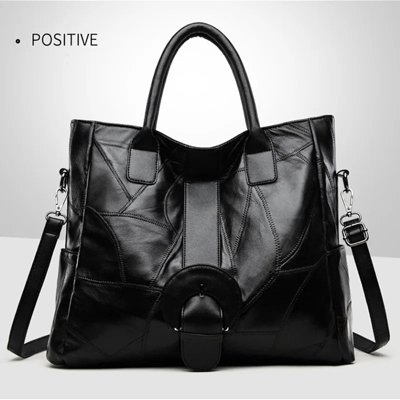 Women Leather Handbags Large Tote Shoulder Bag Ladies Big Hand Bags
