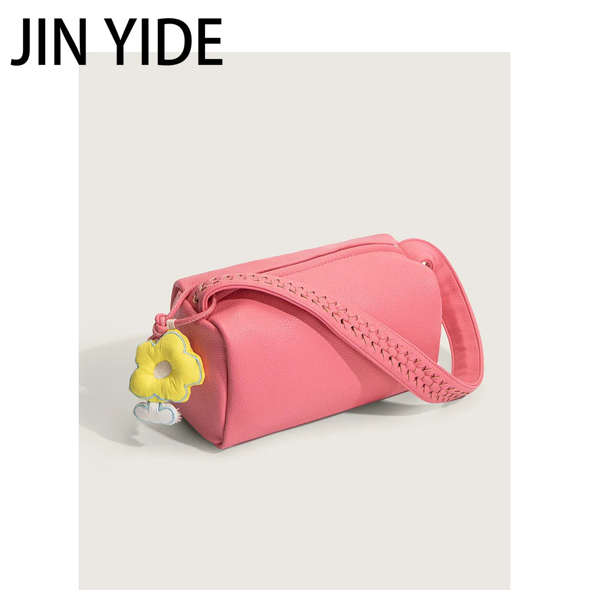 Women's Small Messenger Bag Steamed Roll Handbag PU Leather Lady Tote
