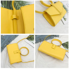Diagonal Bag Hand Bag Women's Handbag Woman Pu Leather