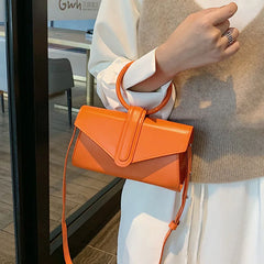 Diagonal Bag Hand Bag Women's Handbag Woman Pu Leather
