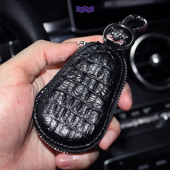 Diamond Inlaid Key Bag Car Key Leather Case Key Chain