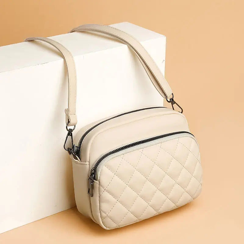 Diamond Lattice Women Shoulder Bag Crossbody Handbag