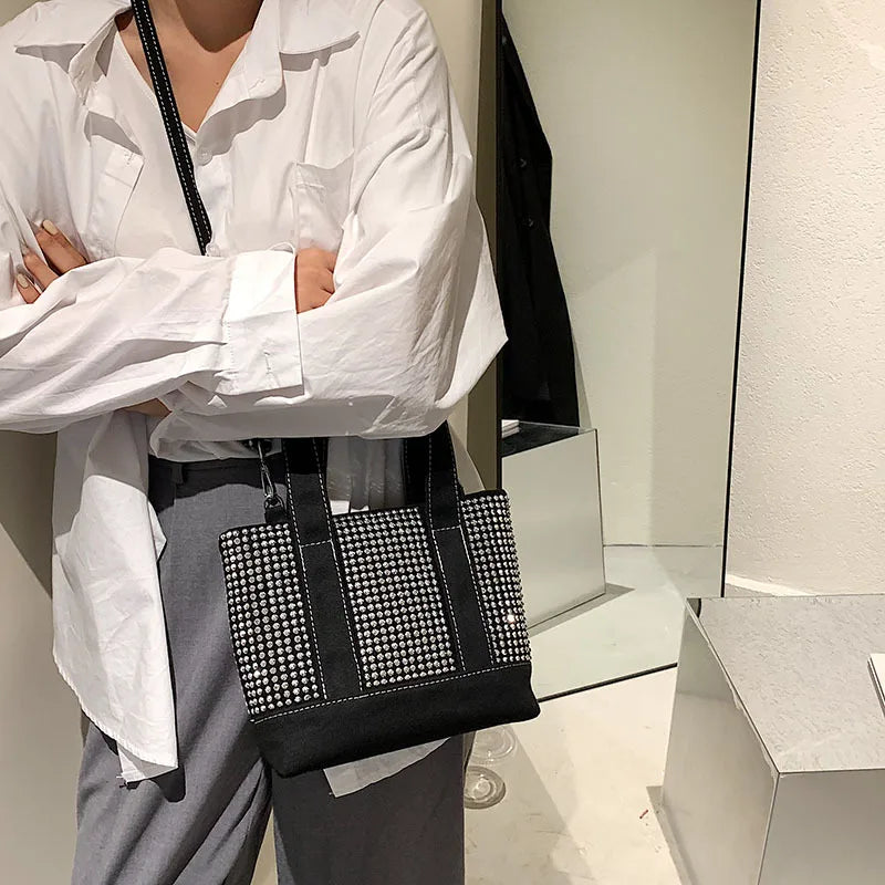 Diamond Stitching Large-Capacity Handbag for Women