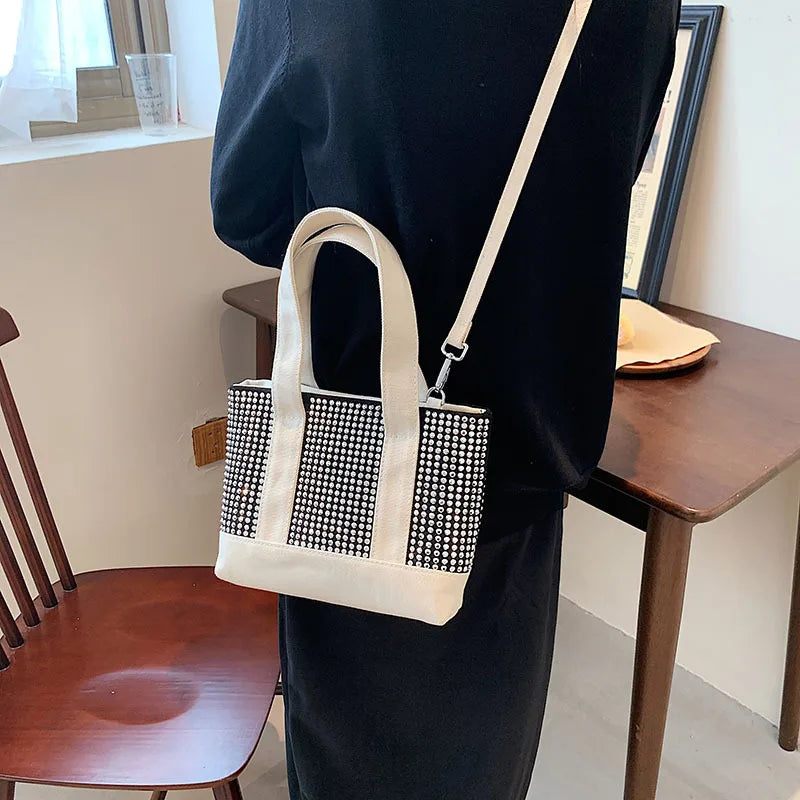Diamond Stitching Large-Capacity Handbag for Women