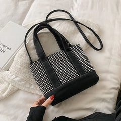 Diamond Stitching Large-Capacity Handbag for Women