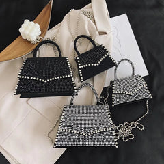 Diamond Women's Tote Shoulder Bag Chain Handbag Flap Crossbody