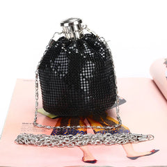 Diamonds Shoulder Women's Bag Handbag for Woman Shining Flagon Evening Bags